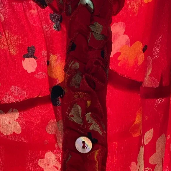 Réalisation Par Juliet Rouge Fleur Dress size Small - Picture 11 of 16